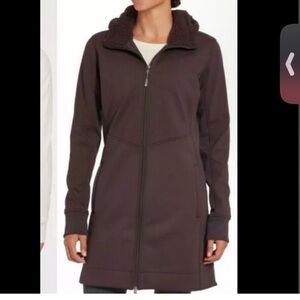 CALIA /Carrie Underwood Embossed Softshell Sherpa Jacket Smoky Plum Size XL NWOT